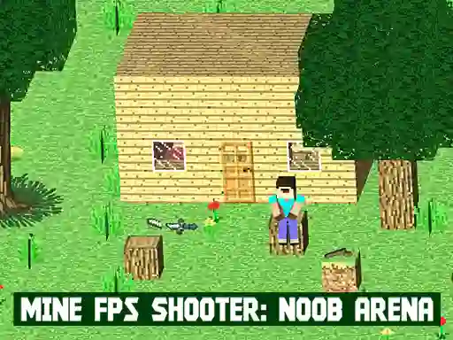 Oyunu Mine FPS Shooter: Noob Arena çevrimiçi