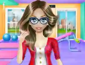 Oyunu Nerdy Girl Fat to Fit çevrimiçi