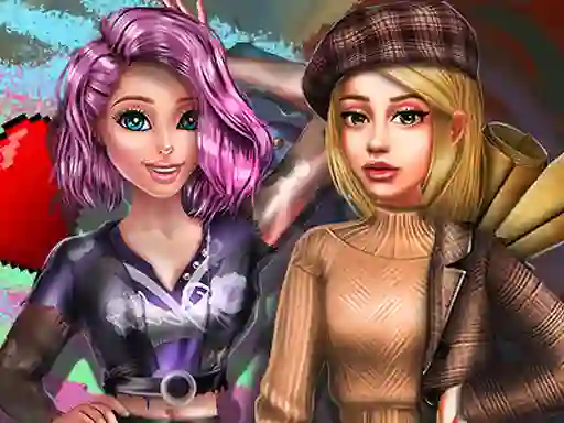 Oyunu 2022 Dark Academia to Egirl Dress up çevrimiçi