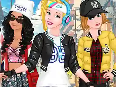 Oyunu Princesses Sporty & Funky Day çevrimiçi