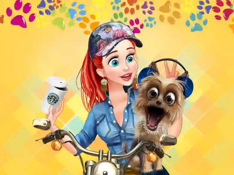 Oyunu Princesses & Pets Photo Contest çevrimiçi