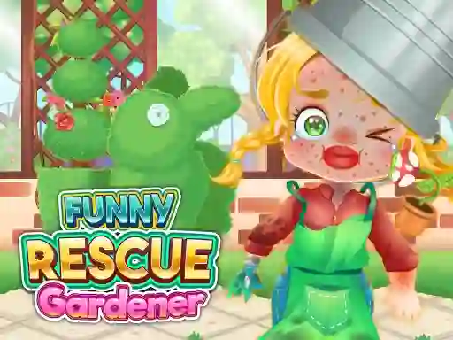 Oyunu Funny Rescue Gardener çevrimiçi