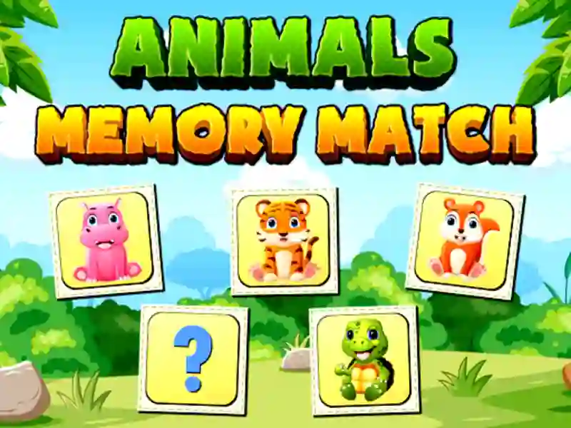 Oyunu Animals Memory Match çevrimiçi