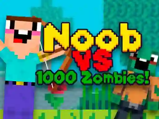 Oyunu Noob vs 1000 Zombies çevrimiçi