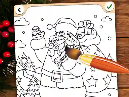 Oyunu Christmas Coloring Game çevrimiçi