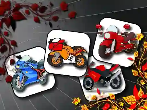 Oyunu Cartoon Motorbikes Memory çevrimiçi