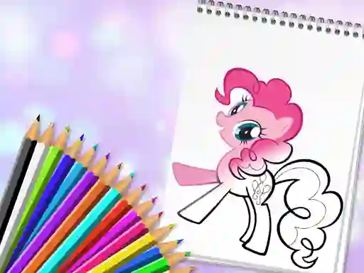Oyunu Cute Pony Coloring Book çevrimiçi
