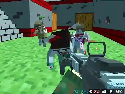 Oyunu Blocky Wars Advanced Combat Swat çevrimiçi