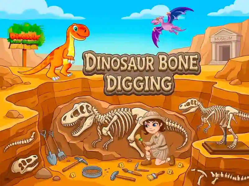 Oyunu Dinosaur Bone Digging çevrimiçi