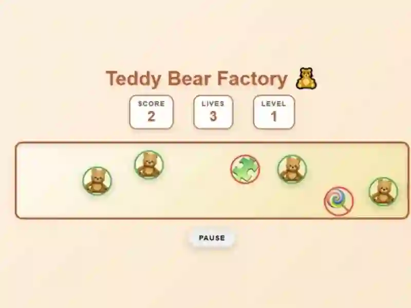 Oyunu Teddy Bear Factory çevrimiçi