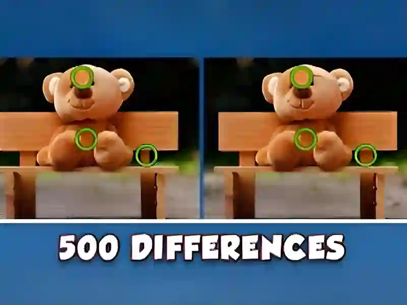 Oyunu Find 500 Differences çevrimiçi