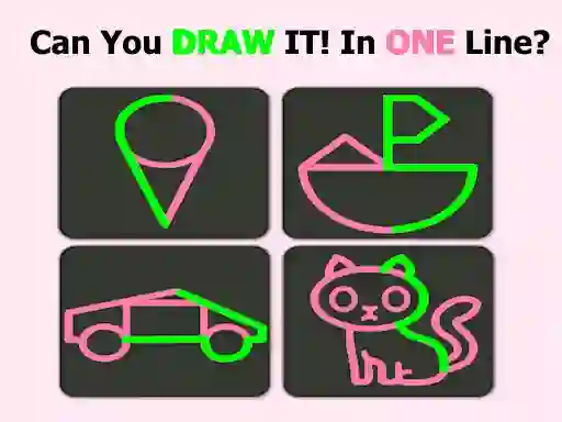 Oyunu Brain Test: One Line Draw Puzzle çevrimiçi