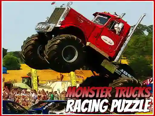 Oyunu Monster Trucks Racing Puzzle çevrimiçi