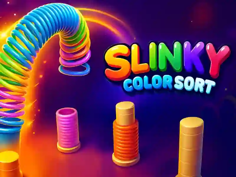 Oyunu Slinky Color Sort çevrimiçi