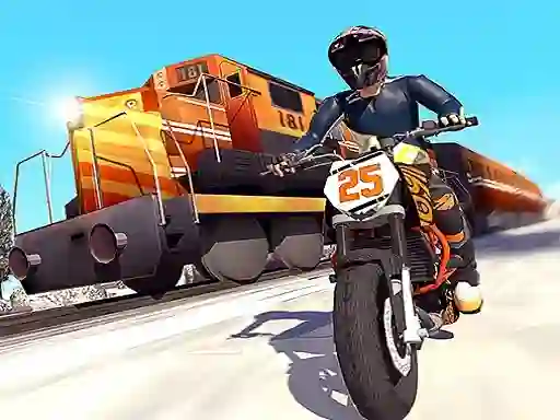 Oyunu Trail Bike vs Train Race çevrimiçi