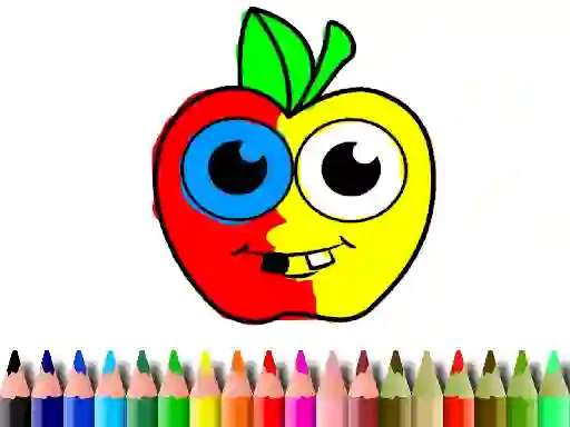 Oyunu Back To School: Apple Coloring Book çevrimiçi
