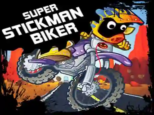 Oyunu Super Stickman Biker çevrimiçi