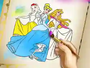 Oyunu Princesses Coloring Book çevrimiçi