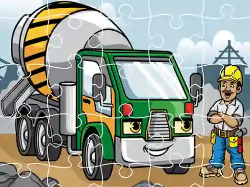 Oyunu Construction Trucks Jigsaw çevrimiçi