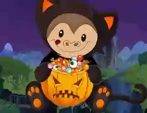 Oyunu Halloween Monkey Jumper çevrimiçi
