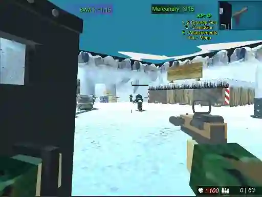 Oyunu Blocky Combat Swat 2 çevrimiçi