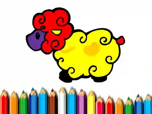 Oyunu Baby Sheep Coloring çevrimiçi