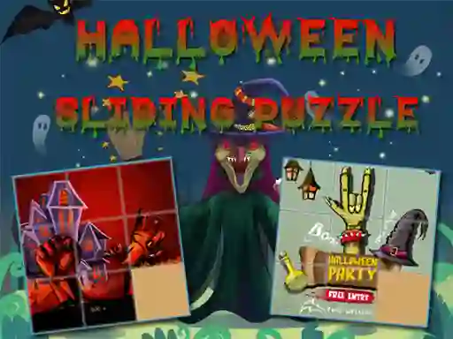 Oyunu Halloween Sliding Puzzle çevrimiçi