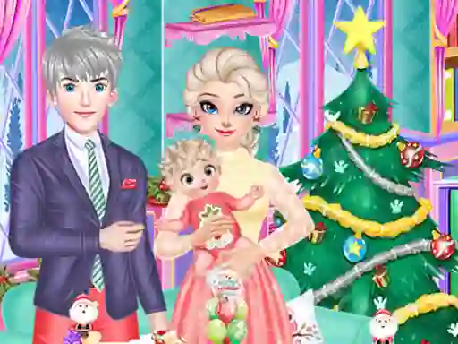 Oyunu Frozen Family Christmas Preparation çevrimiçi