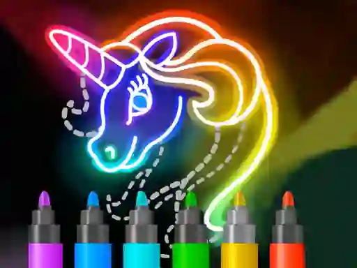 Oyunu Learn to Draw Glow Cartoon çevrimiçi