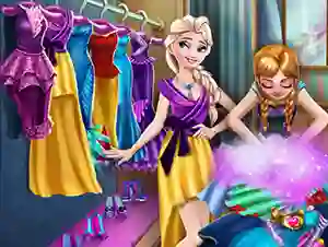 Oyunu Ice Kingdom Wardrobe Cleaning çevrimiçi
