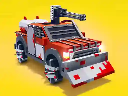 Oyunu Zombie Derby Blocky Roads çevrimiçi