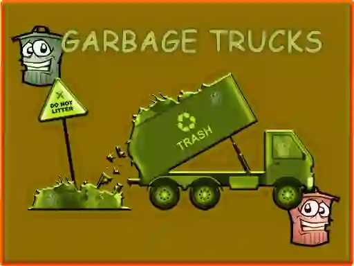 Oyunu Garbage Trucks Hidden Trash Can çevrimiçi