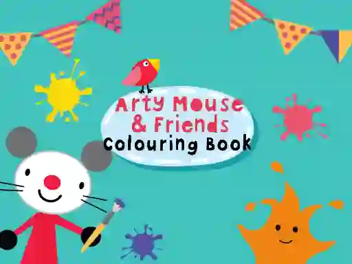 Oyunu Arty Mouse & Friends Coloring Book çevrimiçi