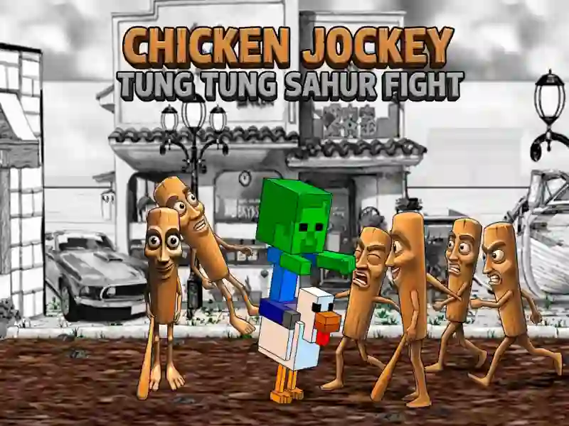 Oyunu Chicken Jockey Tung Tung Sahur Fight çevrimiçi