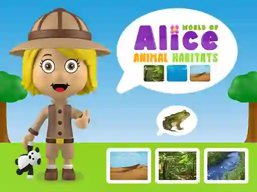 Oyunu World of Alice Animal Habitats çevrimiçi