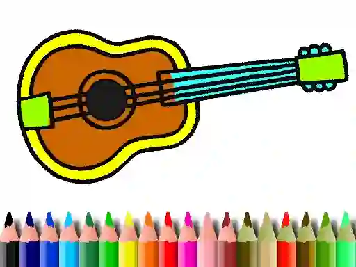 Oyunu Back To School: Music Instrument Coloring Book çevrimiçi