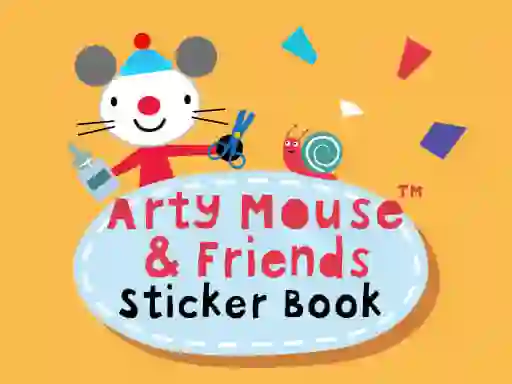 Oyunu Arty Mouse & Friends Sticker Book çevrimiçi