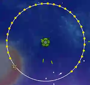 Oyunu Orbit Avoider çevrimiçi