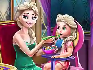 Oyunu Ice Queen Toddler Feed çevrimiçi