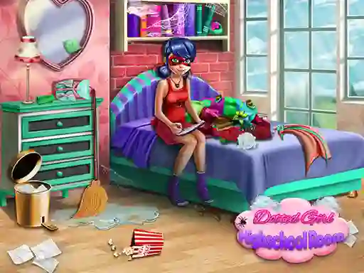 Oyunu Dotted Girl: Highschool room çevrimiçi