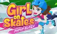 Oyunu Girl on Skates Paper Blaze çevrimiçi