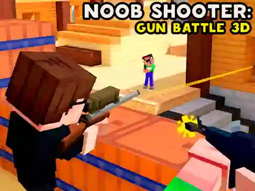 Oyunu Noob Shooter: Gun Battle 3D çevrimiçi