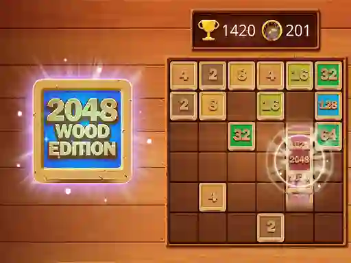 Oyunu 2048 Wooden Edition çevrimiçi