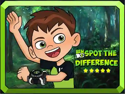 Oyunu Ben 10 Spot the Difference çevrimiçi
