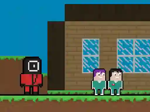 Oyunu Squid Escape But Blockworld çevrimiçi