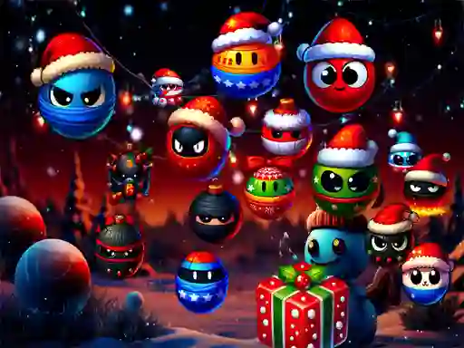 Oyunu Christmas Rush : Red and Friend Balls çevrimiçi
