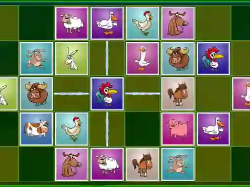 Oyunu Farm animals matching puzzles çevrimiçi