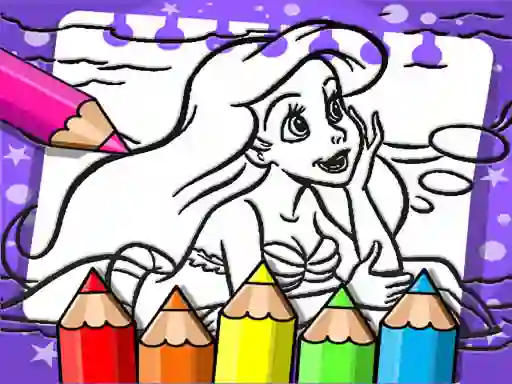 Oyunu Ariel The Mermaid Coloring Book çevrimiçi