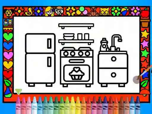 Oyunu Color and Decorate Rooms çevrimiçi