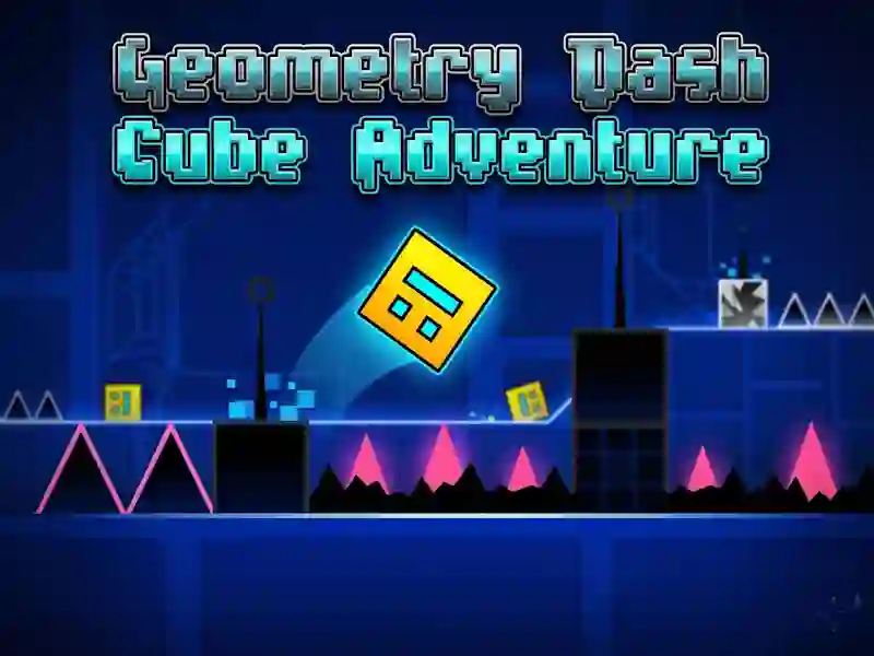 Oyunu Geometry Dash Cube Adventure çevrimiçi